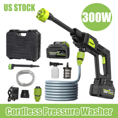 #ad High Pressure Water Spray Car Gun 48V Cordless Electric Portable Washer Cleaner $74.70