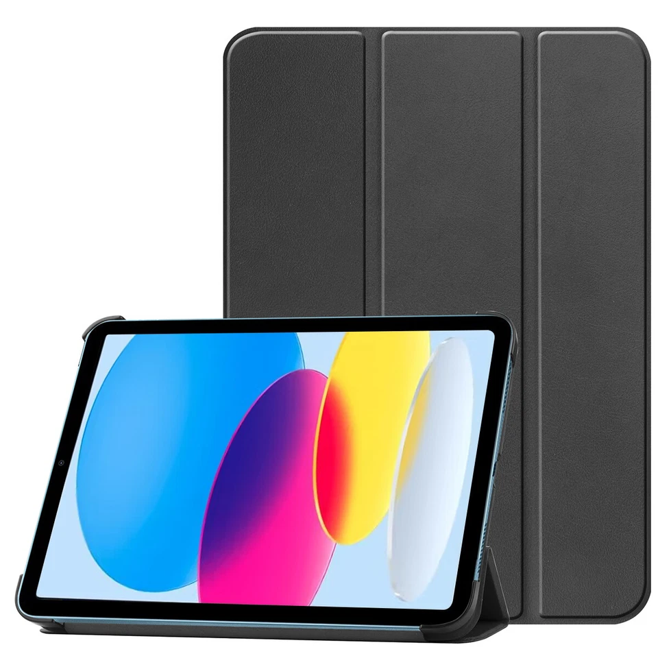 Funda inteligente con soporte de cuero tipo folio de 10,9 pulgadas para Apple iPad 10.ª generación Foto 4 de 4