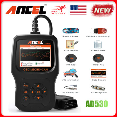 ANCEL AD530 Full OBD2 Function Check Engine Code Reader Diagnostic Scan Tool