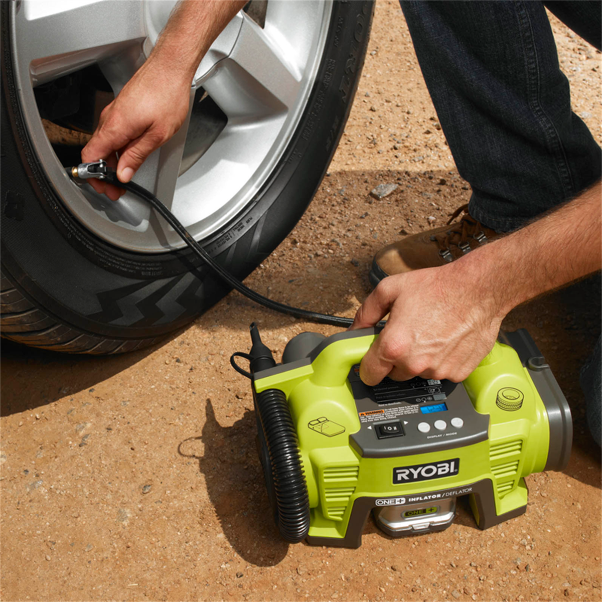 High Pressure Inflator Kit Ryobi One Plus Air Inflator Ryobi ONE+