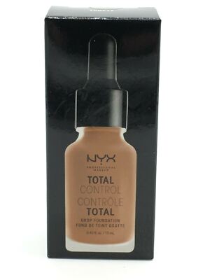 NYX Professional Total Control Drop Foundation TCDF17 Cappuccino .43 Oz NEW