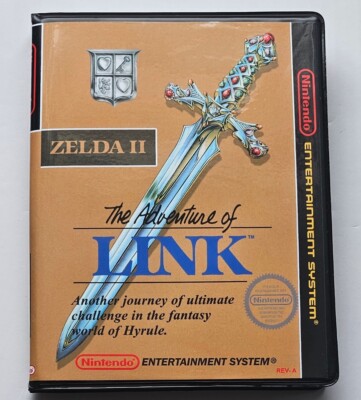 Zelda II The Adventure Of Link CASE ONLY Rigid Nintendo NES Box