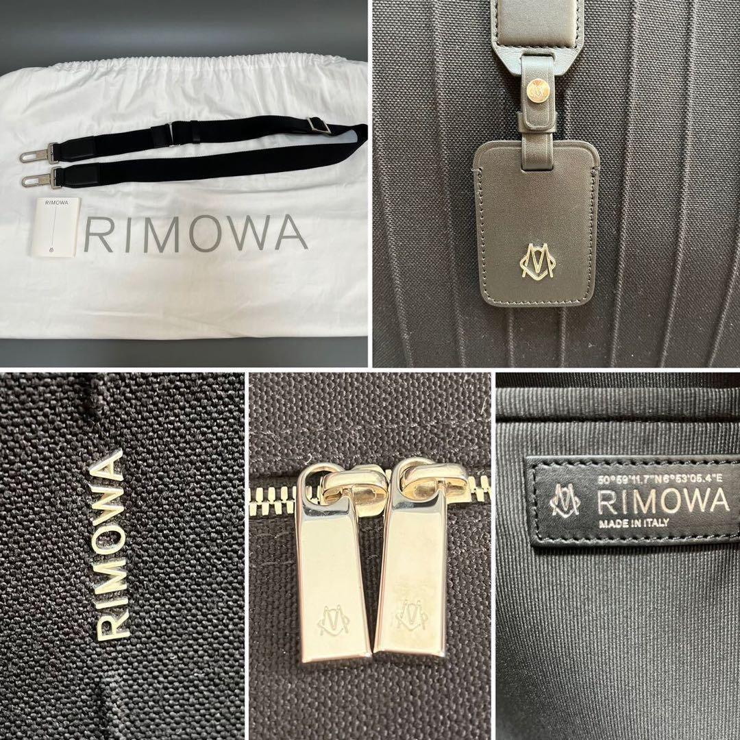 RIMOWA Never Still Weekender Boston Bag Black Nylon USED RIMOWA Never Still Weekender Boston Bag Black Nylon USED