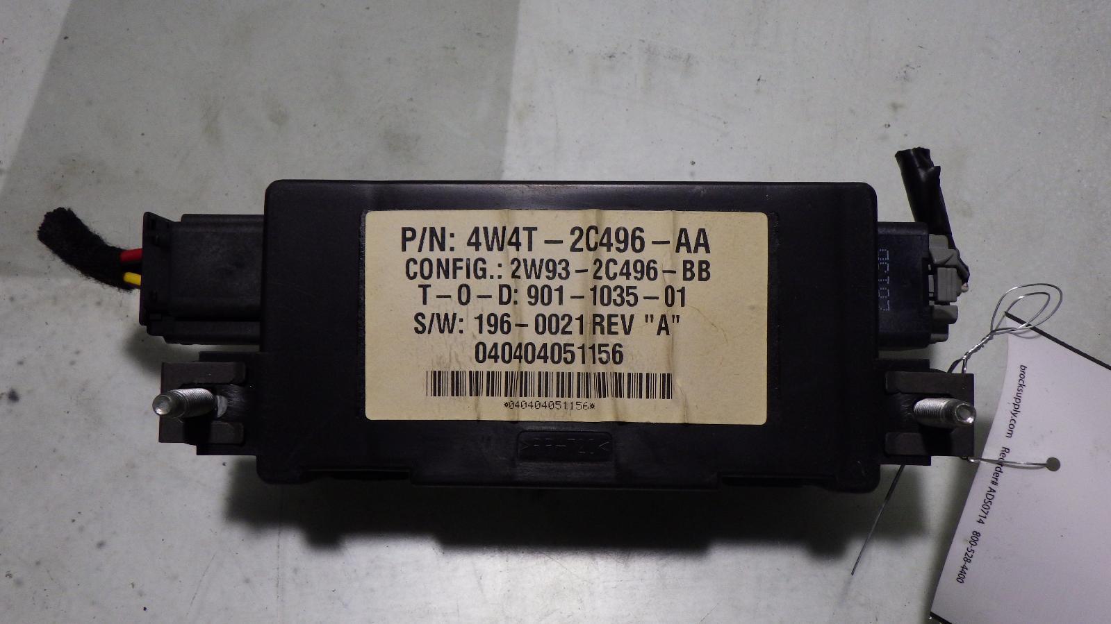 04 LINCOLN LS Parking Brake MODULE 4W4T2C496AA eBay