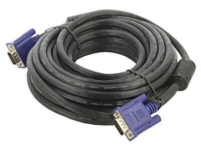 CG341AD-10.0 Kabel D-Sub 15pin HD Stecker,beiderseitig schwarz 10m VCOM
