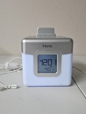 iHome Color Changing Alarm Clock FM Radio With USB Charging Apple iPod/iPhone