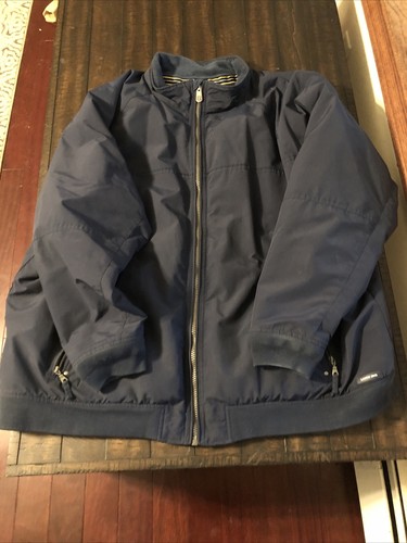 Land's End Men's Squall Parka Navy Blue 