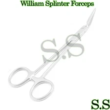 Steiglitz William Splinter Forceps, 45 Degree