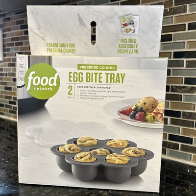 The Food Network  2 Piece Egg Bite Tray For Pressure Cooker BRAND NEW 
