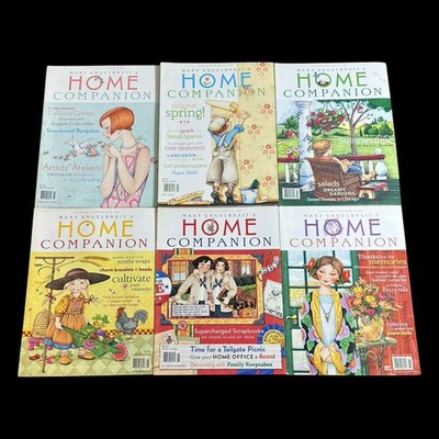 Mary Engelbreit Home Companion Magazine Lot 7 Issues 1998 2000 Home Decor