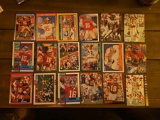 Joe Montana Card Lot Of 18