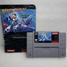 Mega Man X SNES Game with Manual