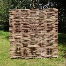 Hazel Hurdle Fence Panel | Uncapped, Capped or Top Bar
