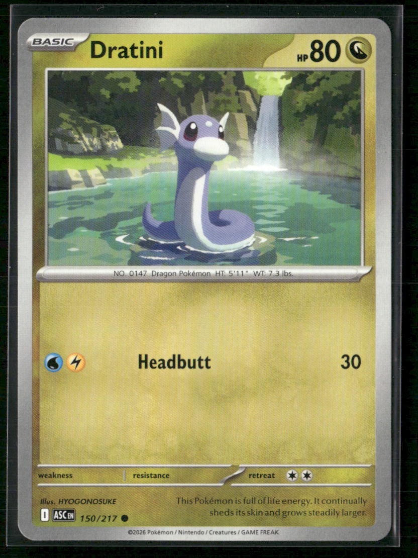 Dratini ME: Ascended Heroes 150/217 Normal NM