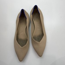 $155 Rothys The Point II Flat in Ecru 11 Beig...