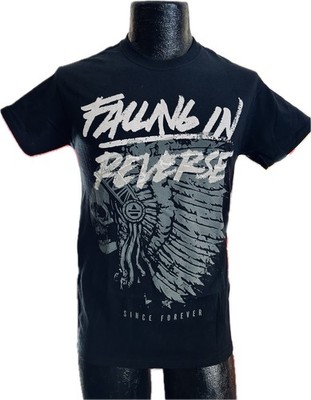 AUTHENTIC Falling In Reverse, INDIAN CHIEF Since Forever, L T-Shirt Ronnie Radke