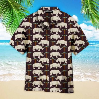 Rhino Aloha Hawaiian Shirt
