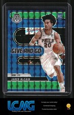 2024-25 Panini Mosaic #5 Jared McCain Give and Go Mosaic Green X4R