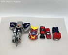 Transformers Action Figure Lot Hasbro G1 Vintage 1980s Trypticon Optimus Prime