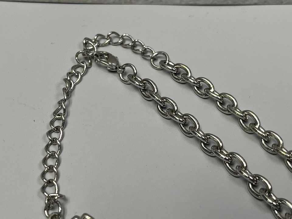 Difícil de encontrar! Collar de cristal de Swarovski Harley-Davidson 99409-14VW para mujer Bar Sheild Foto 3 de 4