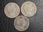 Lot of Three Better Date Barber Half Dollars, 1894 O, 1904 O, & 1913 S