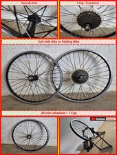 20 inch Bike Wheel Set  - 7 cog