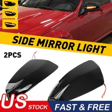 Pair LED Dynamic Turn Signal Side Mirror Lights For Mercedes Benz S204 W204 W639