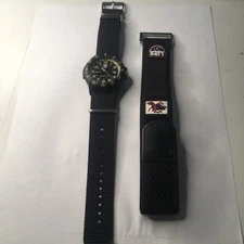 Luminox Leatherback SEA Turtle Giant 44mm Black Carbonox Case, Black Canvas...
