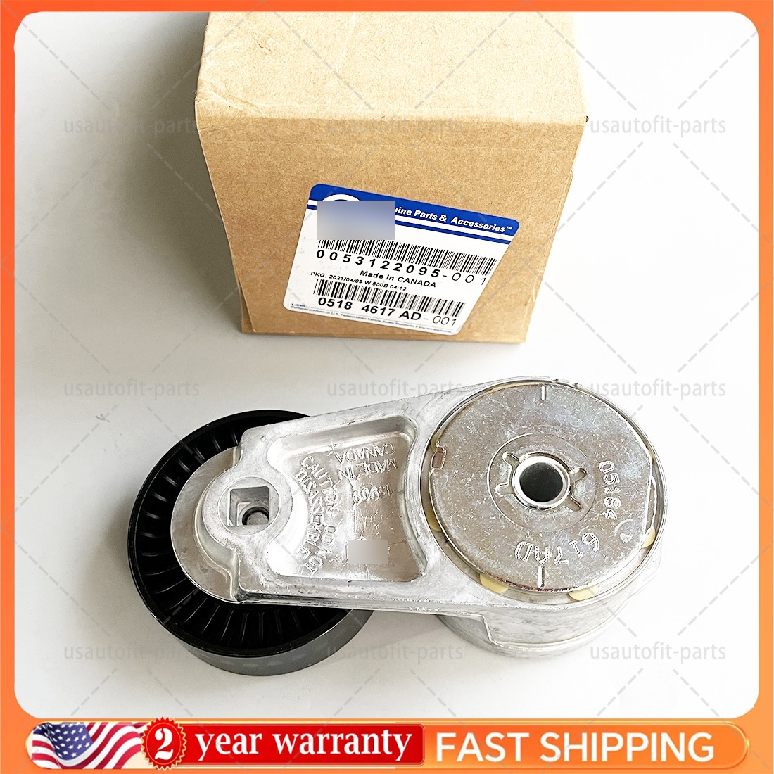 5184617AD Belt Tensioner for Chrysler Dodge Jeep RAM 2011-2022 3.6 V6  5184617AC