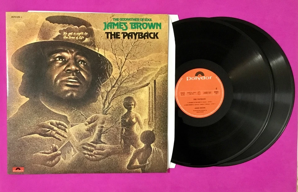 JAMES BROWN - THE PAYBACK - 2 x Vinyl LP Album Gatefold Italy 1974 Near Mint - Imagen 1 de 4