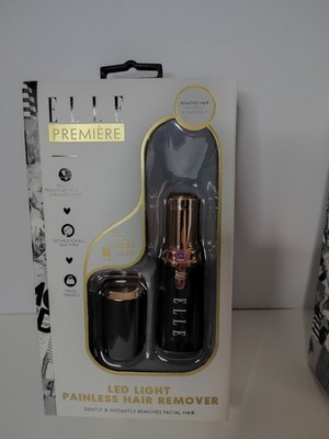 Elle Premiere LED Light Painless Hair Remover NIB Black or Chrome Pink