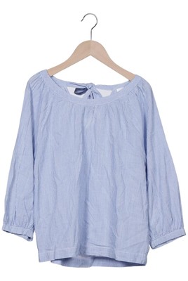 s.Oliver Bluse Damen Oberteil Hemd Hemdbluse Gr. EU 34 Baumwolle Blau #dvfbsgf