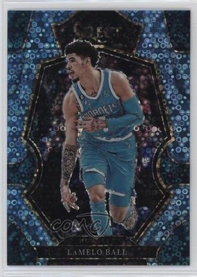 2022-23 Panini Select Premier Level Light Blue Disco Prizm 20/99 LaMelo Ball hs9