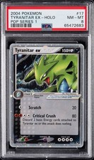 2004 POKEMON TYRANITAR EX- HOLO POP SERIES 1 #17 PSA 8 on eBay