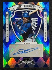 Sebastian Walcott 2025 Panini Crusade Perennial Prospects AUTO RANGERS #PPS-SWT