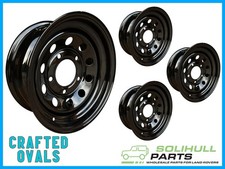 Modular Offroad Black Steel Wheels for Land Rover Defender - 16 x 7J (ET0) x 4