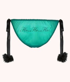 Agent Provocateur Noellah Hohoho Green Brief S/M New
