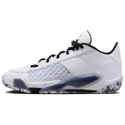 JORDAN 38 Low Pf 'White Metallic Gold Black' - FD2325-107 Shoes | eBay
