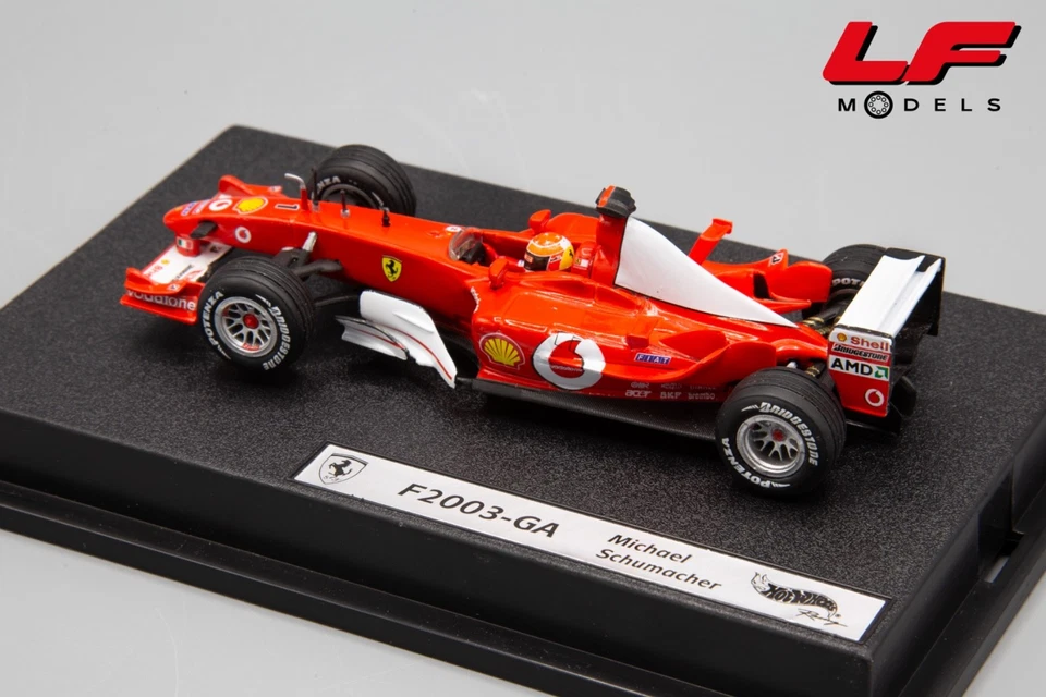 1:43 Ferrari F2003-GA M. Schumacher - HotWheels - Immagine 2 di 3