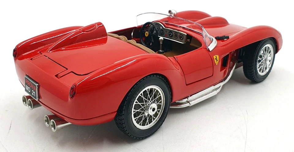 Burago 1/18 Scale Diecast 121125B - 1957 Ferrari 250 Testa Rossa - Red - Image 2 of 4