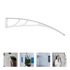 PVC White Reusable Awning Brackets for Window Door Patio Canopies
