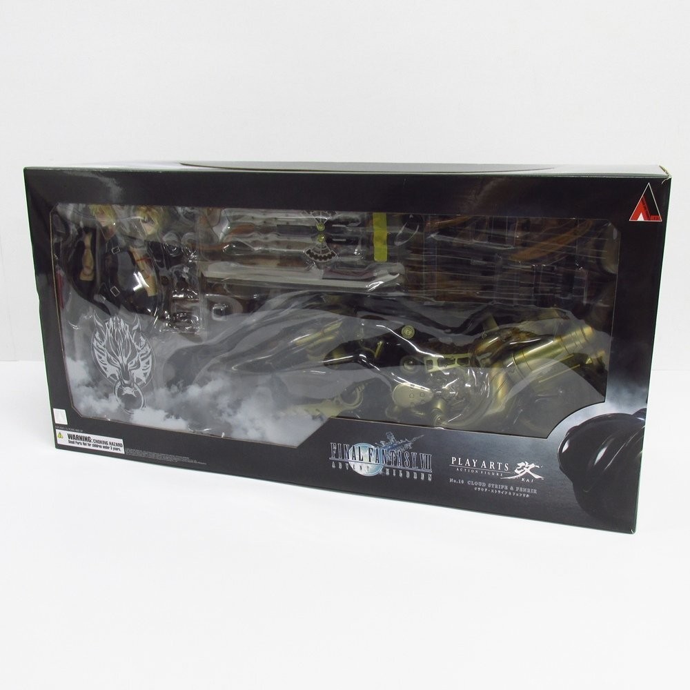 [USED] FINAL FANTASY VII ADVENT CHILDREN PLAY ARTS Kai Cloud Strife & Fenrir