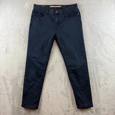 Banana Republic Traveler Pants Mens 32x28 Navy Slim Fit Stretch Twill 5 Pocket