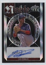 2023 Leaf Metal Noble Black Pulsar 2/2 Luis Perales #N-LP1 Auto 8d2