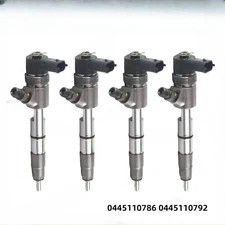 4pcs Fuel Injector 0445110786 0445110792 Compatible QUANCHAl 4D22EA CAIJUN-AUTO