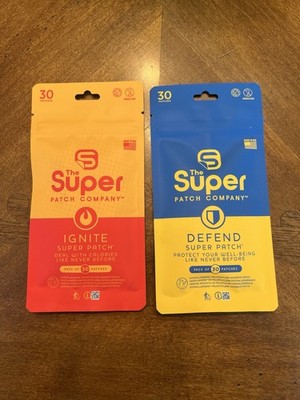 The Super Patch Company:The Defend Patch & The Ignite Patch Pack Of 30 Patches