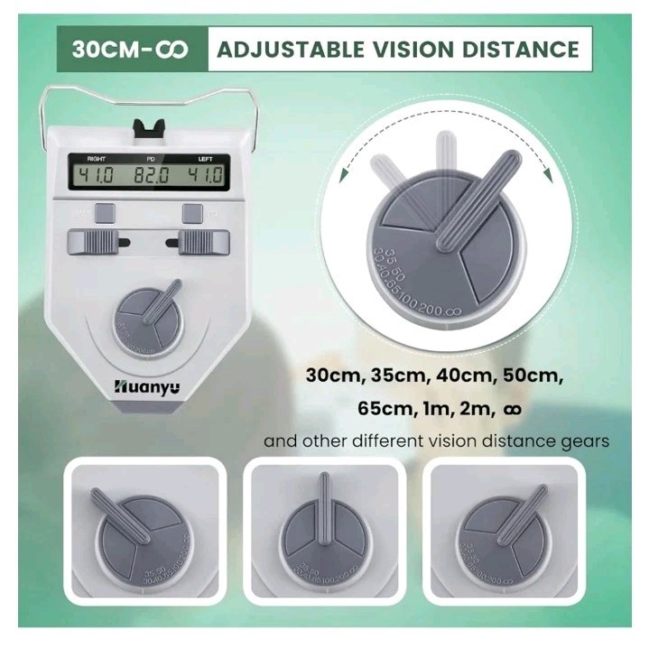 Optical Digital Pupilometer PD Pupil Distance CE Approved 45–82mm LY ...