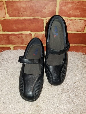 Propet Ped RX Black Leather Casual Comfort Mary Jane Shoes Women's Size 7M 2500