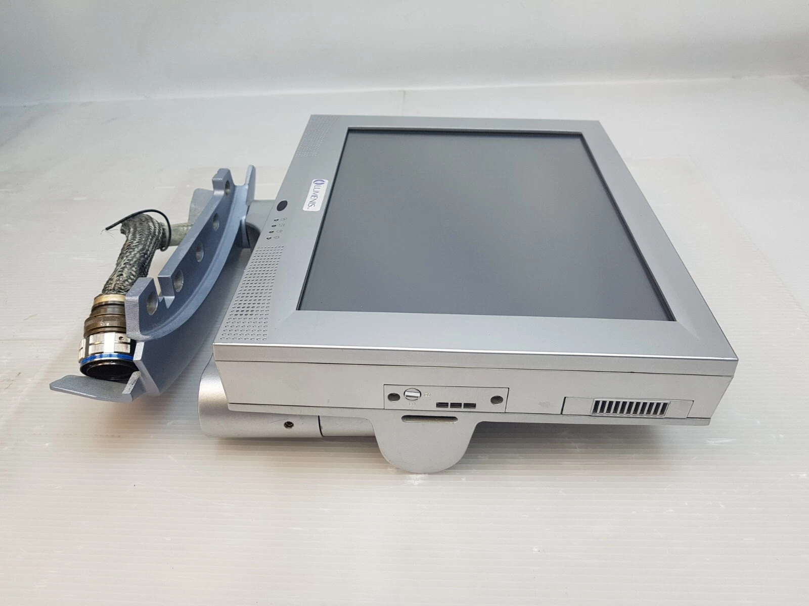 Lumenis One monitor side view with arm, bracket and cable