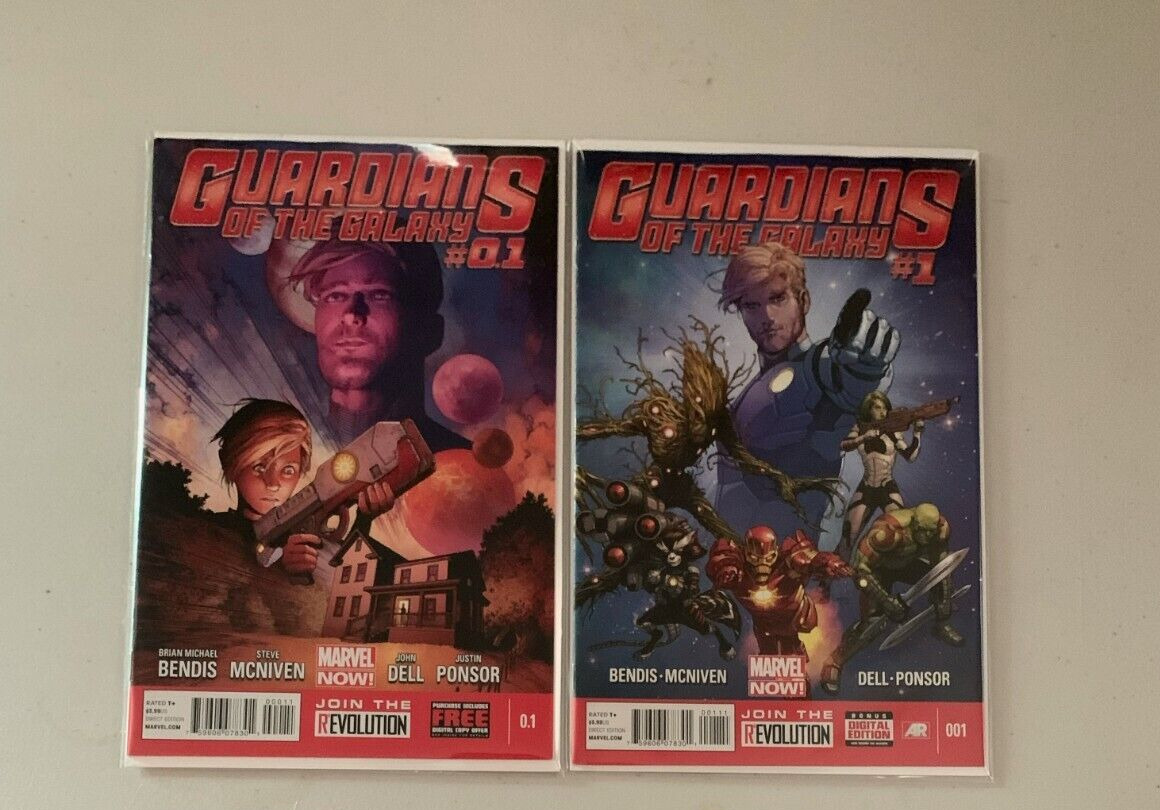 GUARDIANS OF THE GALAXY #0.1 & #1 NM MARVEL COMICS 2013